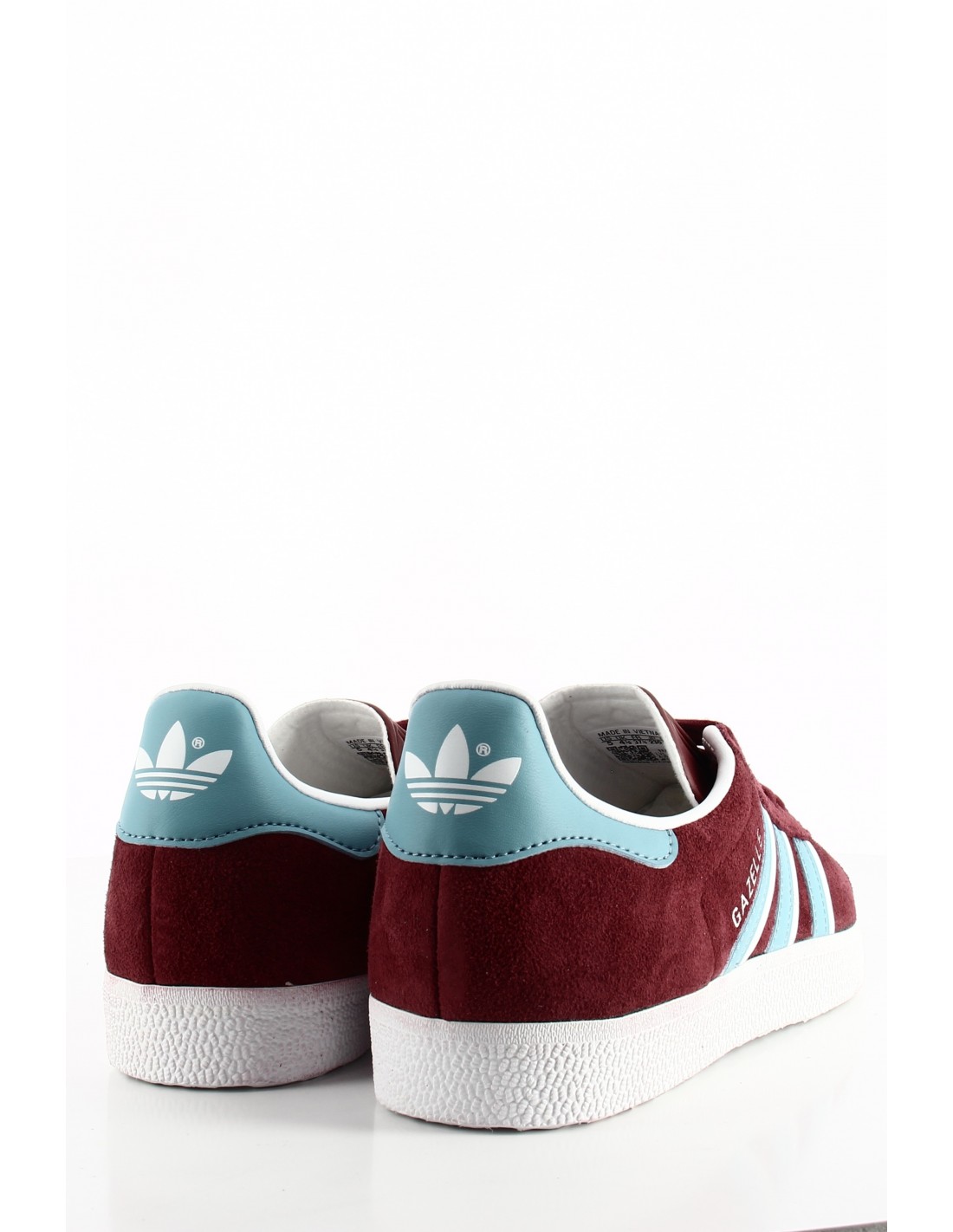 adidas Sneakers Mixte Gazelle Bordeaux/Bleu Daim
