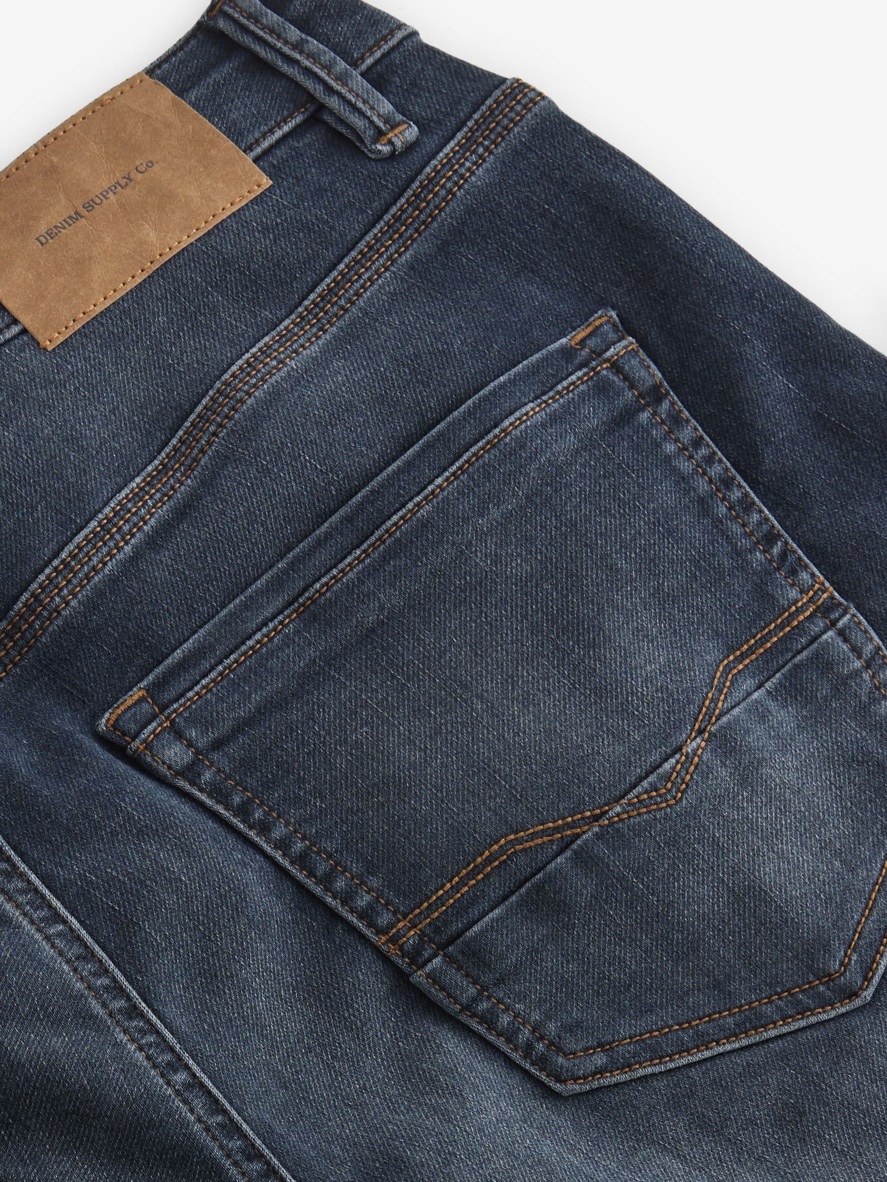 Blauwgrijs vintage - Slim Fit - Comfortabele stretchjeans