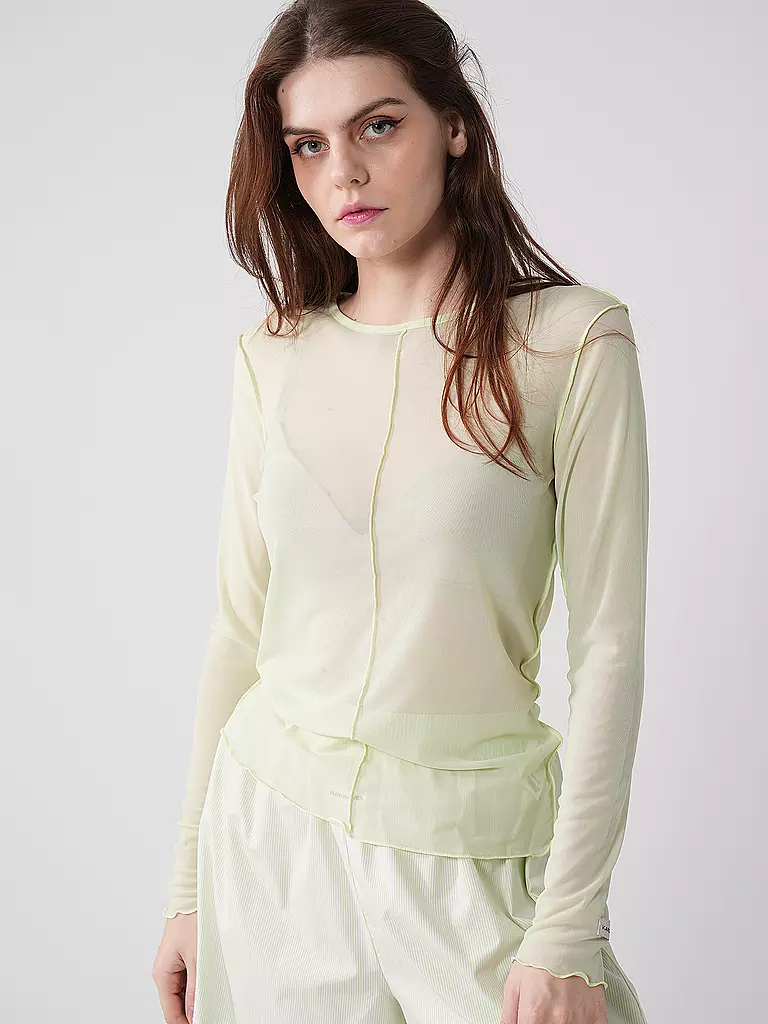 KARO KAUER Langarmshirt hellgrün