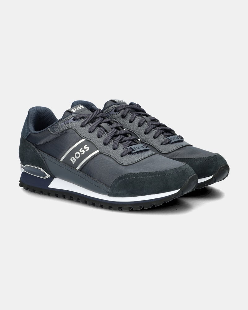 BOSS Parkour Runner Lage sneakers  - blauw