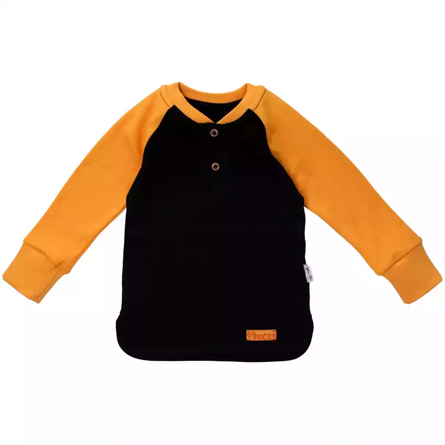 Baby Sweets Shirt Langarm Lieblingsstücke gelb schwarz