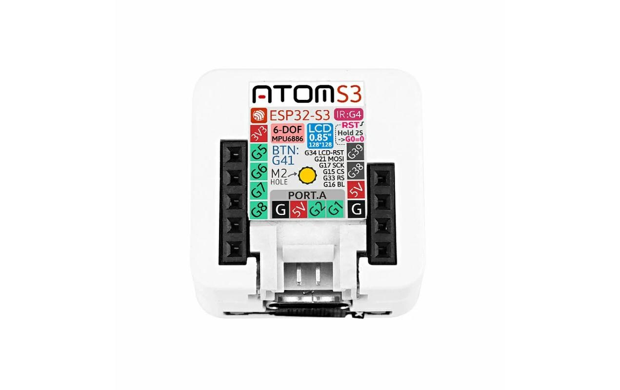 Development Kit AtomS3 mit 0.85-Zoll-BildschirmESP32 Embedded-Controller für IoT-Anwendungen