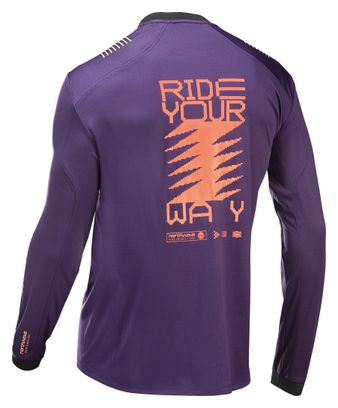 Maillot Manches Longues Northwave Sharp Violet/Orange