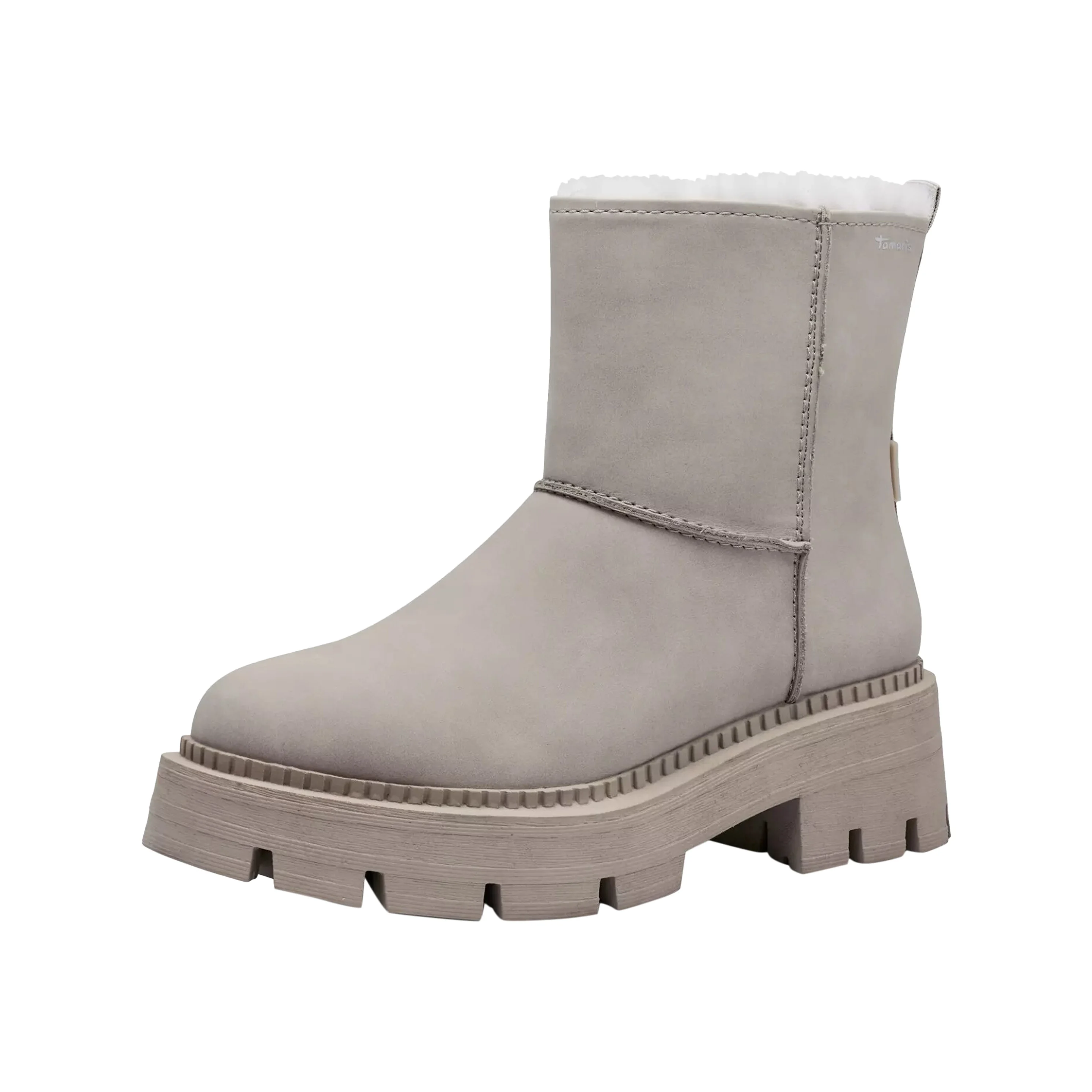 Bottines à zip | Gris