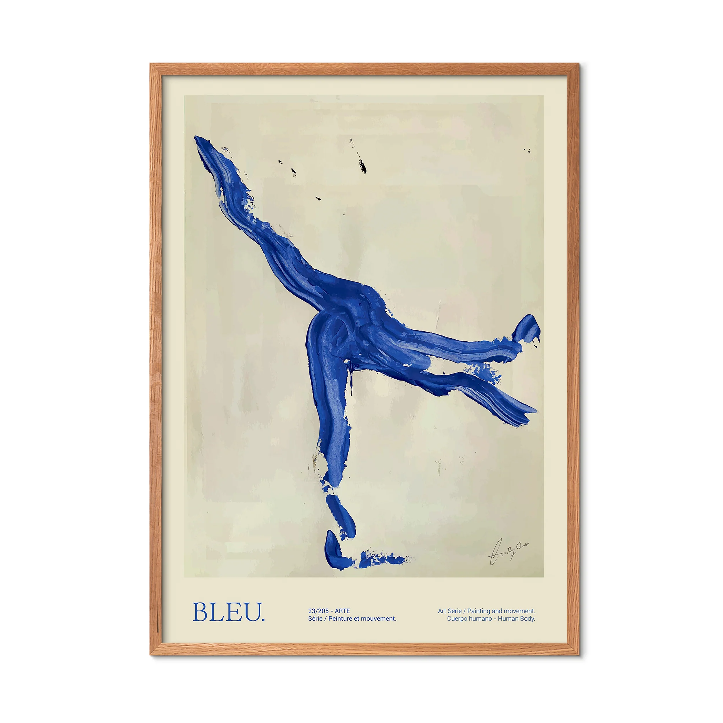 Poster & Frame  TPC x Lucrecia Rey Caro Bleu plakat
