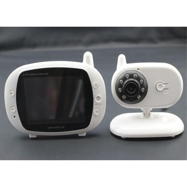 2.4G Digital trådløs 3,5 tommer farve LCD babymonitor 5m Night Vision SP850