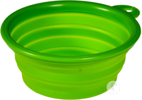 Vadigran Mangeoire De Voyage Silicone Vert 13cm 1 Pièce