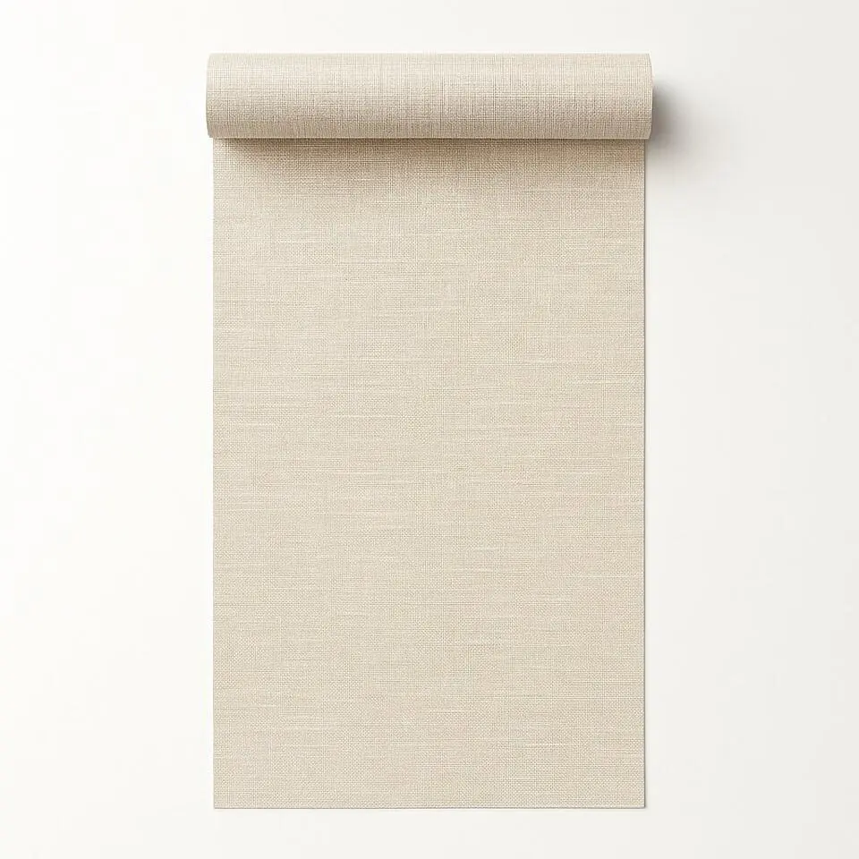 Dutch Wallcoverings Vliesbehang Embellish thread effect - wit - 10,05m x 53cm
