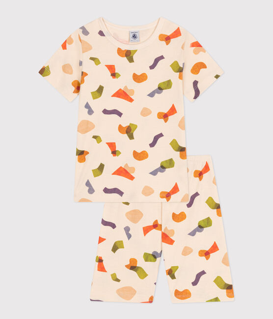 Pyjama short imprimé en coton enfant