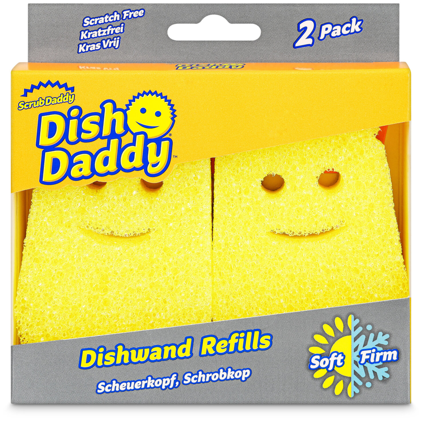 Scrub Daddy Dish-Daddy Refill Schwämme 2 Stück