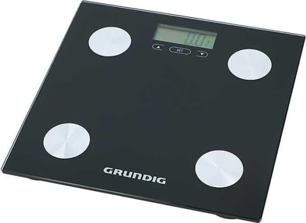 Grundig - elektronisk badevekt, kroppsvektanalyse, BMI, opptil 180 kg