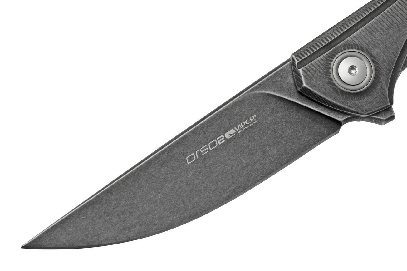 Viper Orso 2 V5997TI Black Stonewashed Titanium zakmes, Jens Ansø design