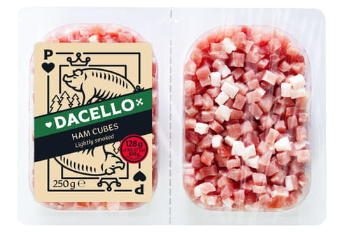 Dacello Rohschinkenwürfel