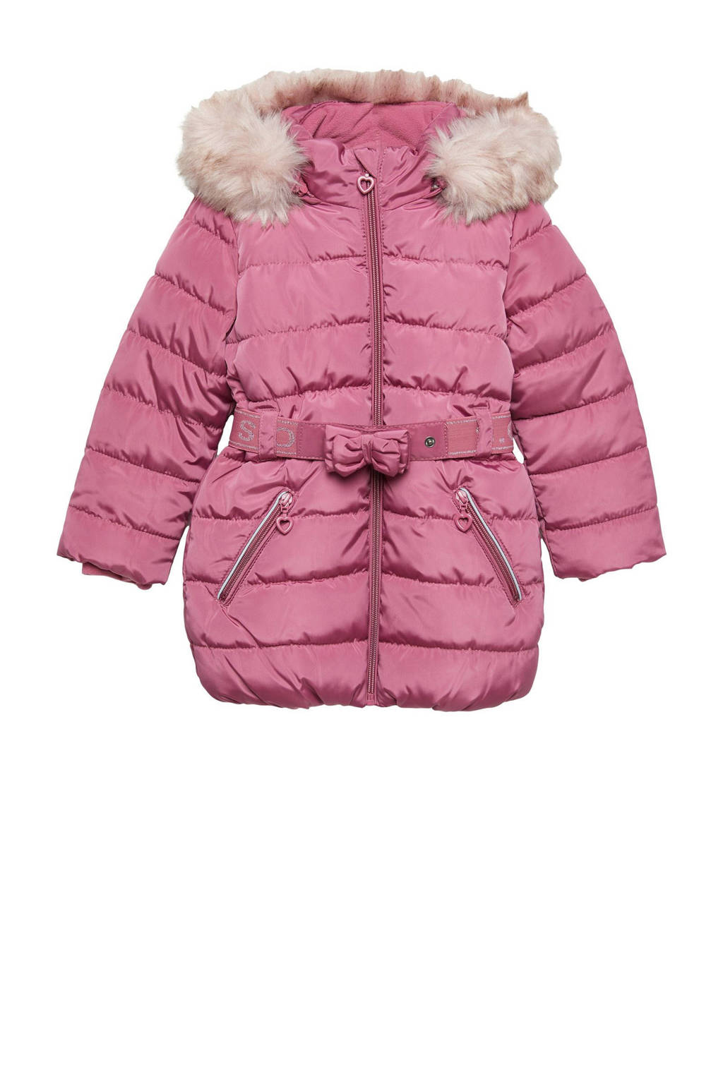 s.Oliver gewatteerde winterjas roze