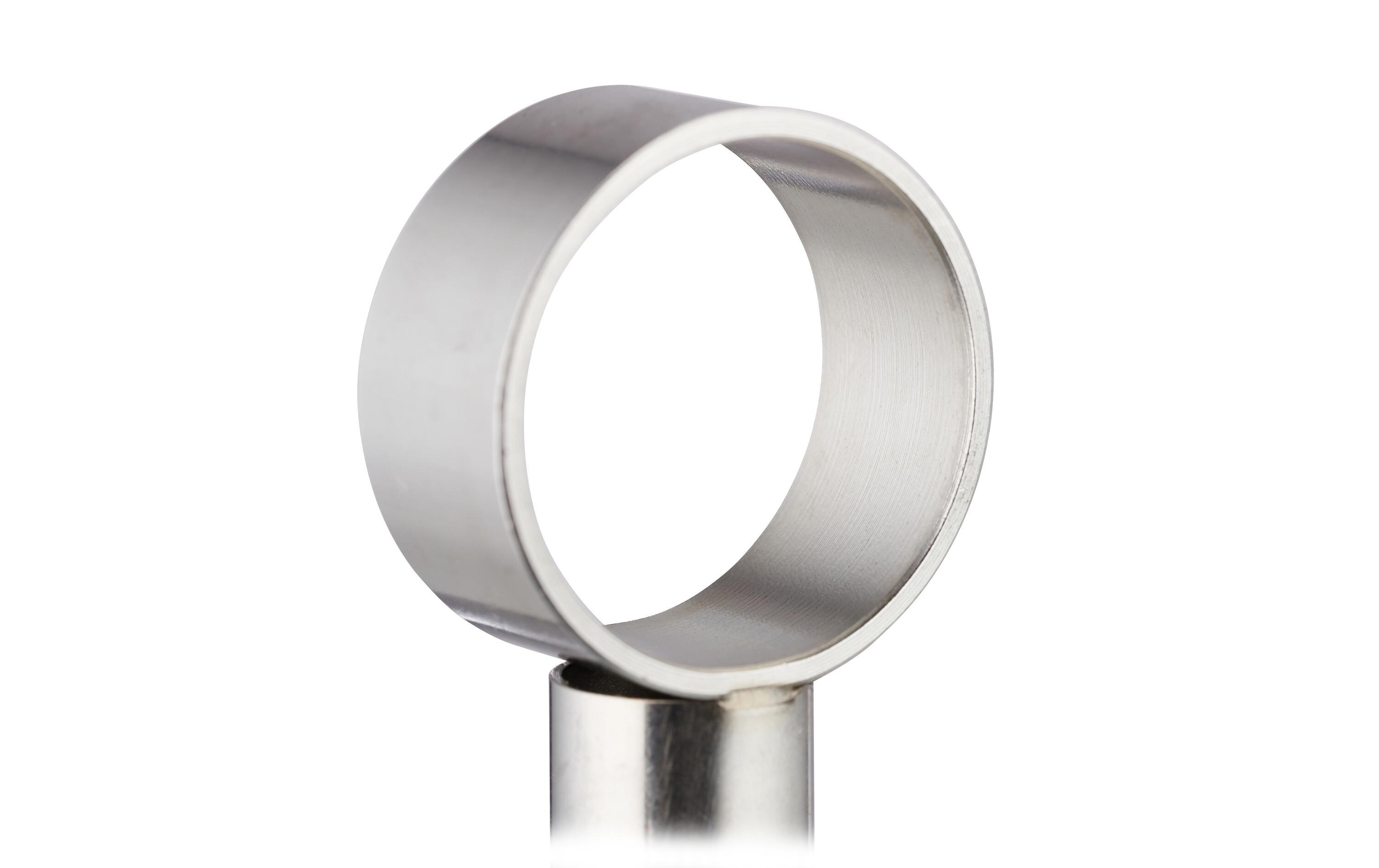 Etagere eckig, 2-stufig, Silber/TransparentMuffinständer aus Glas und Edelstahl