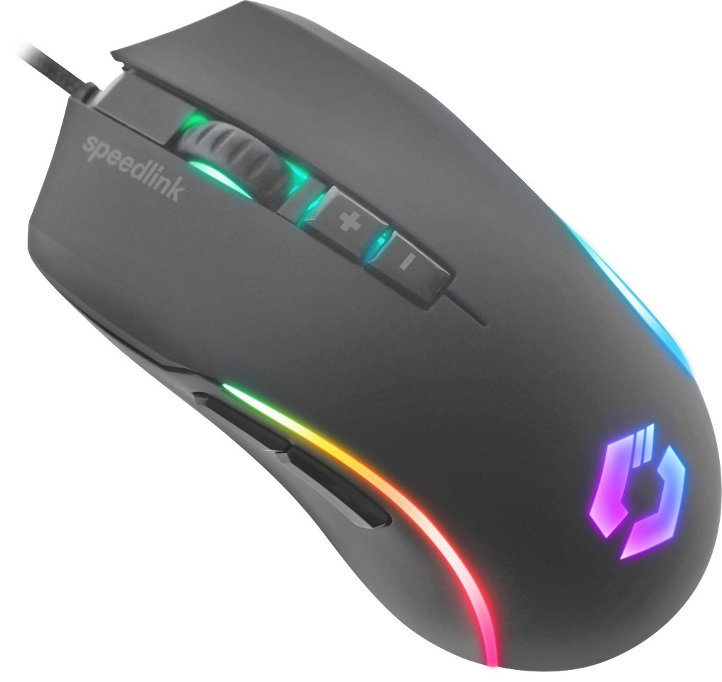 Speedlink - ZAVOS Gaming Mouse, gummisort