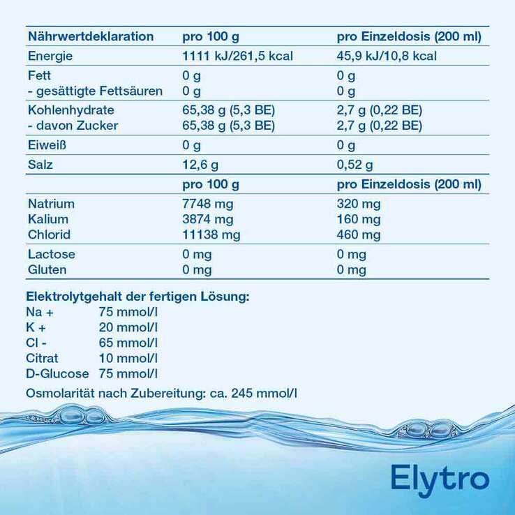 Elytro Pulver zur Herstellung e.Lösung zum Einnehmen, 10 St