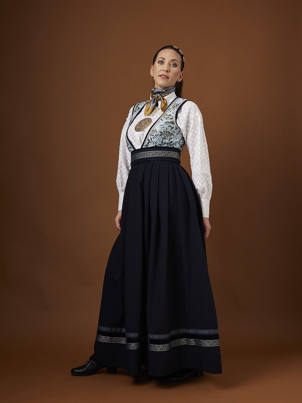 Skjorte med broderi Marthe