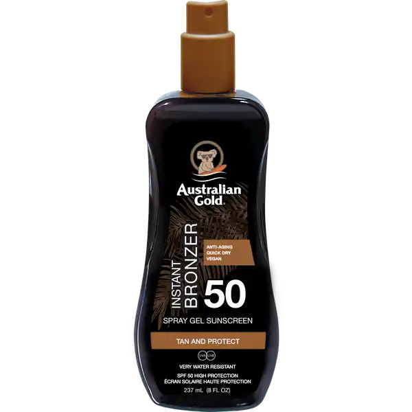 Spray Gel mit Bronzer LSF 50