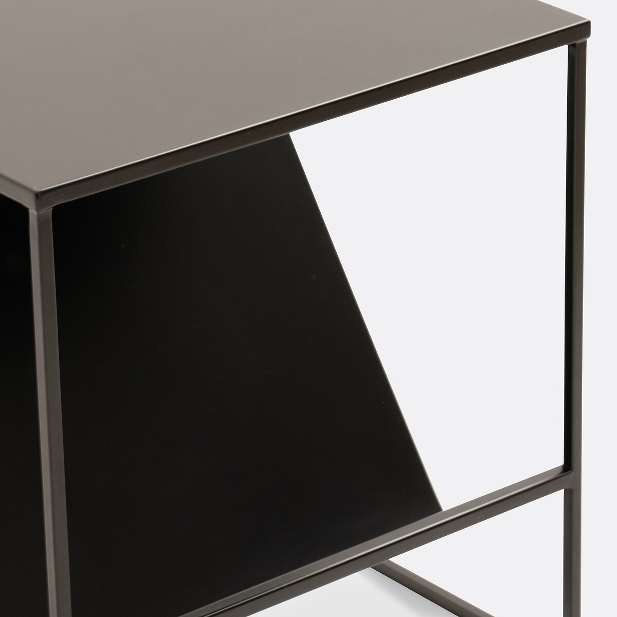LA REDOUTE INTERIEURS<br>Mesa de apoio/porta-revistas, aço, Miva