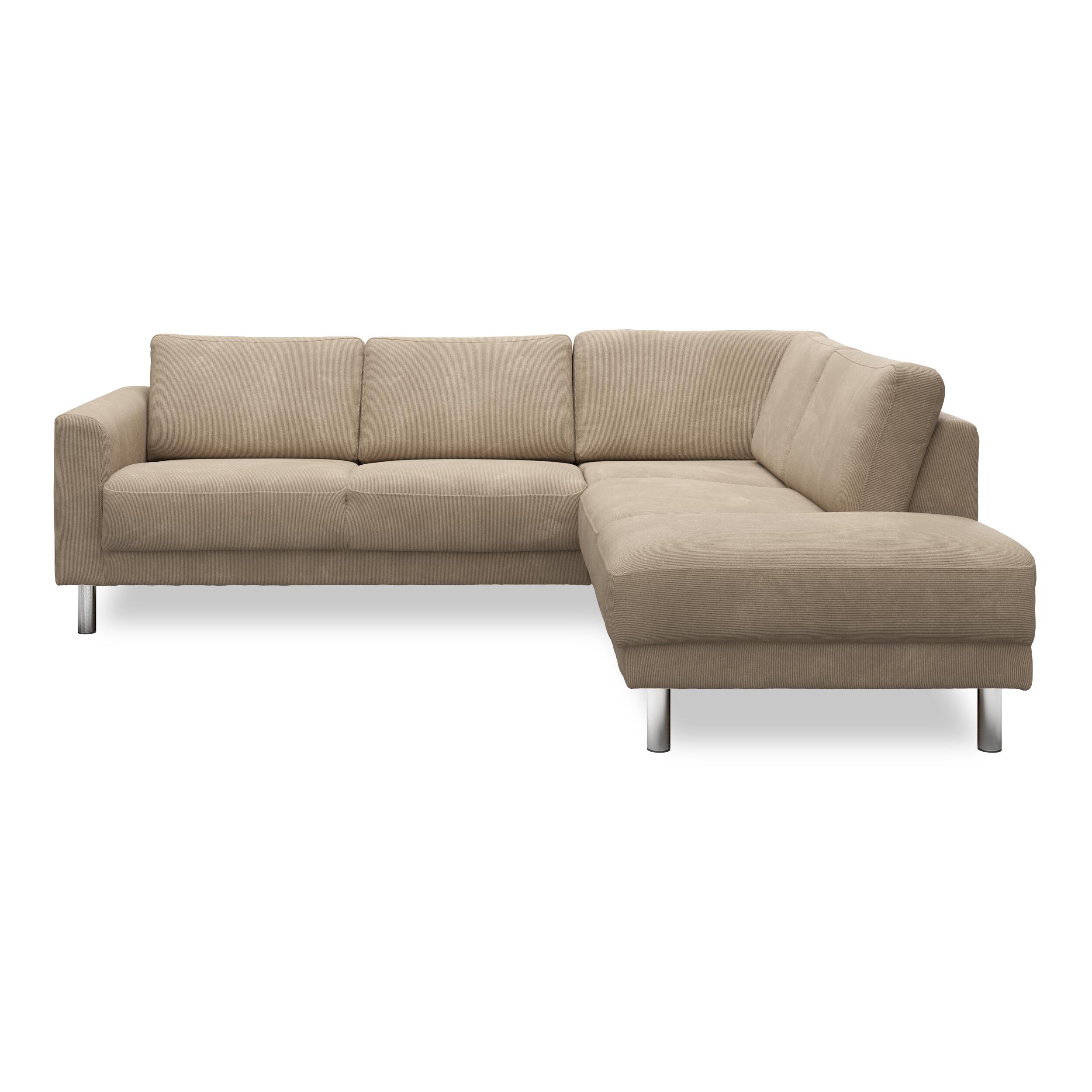 Cleveland højrevendt sofa med pufafslutning