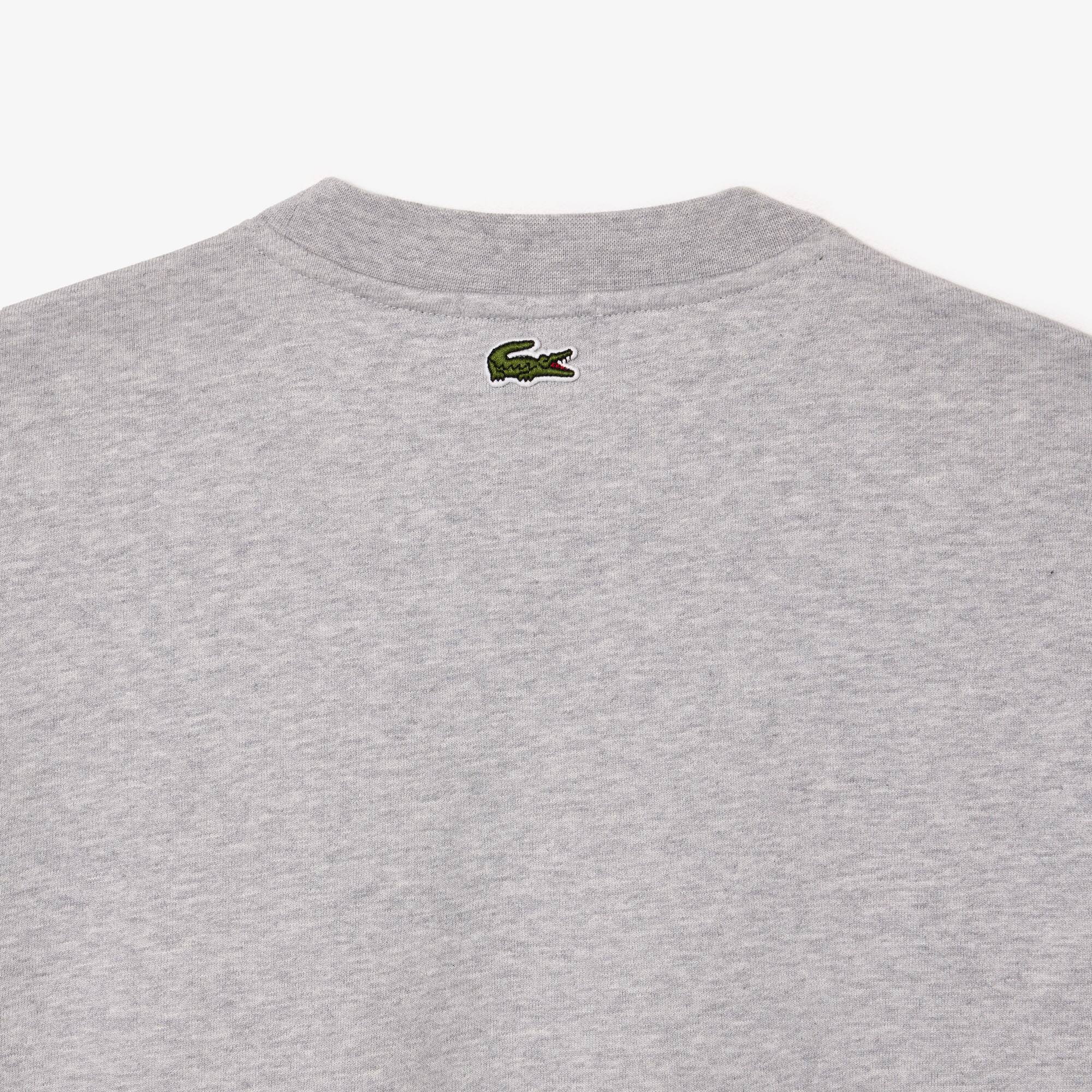 Jogger Sweatshirt aus Baumwoll-Fleece mit Logo Sweatshirts - Grau - Lacoste - Unisex