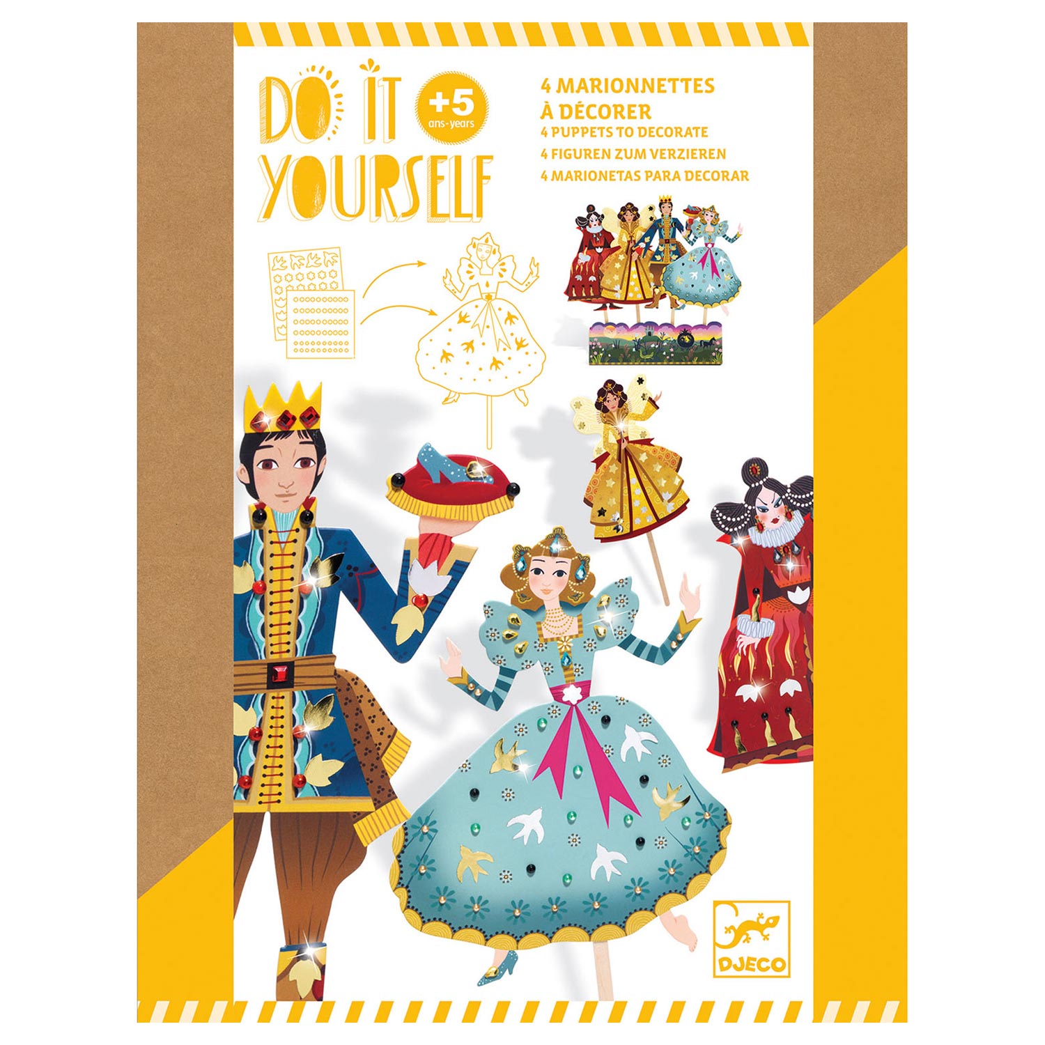 Djeco DIY Cinderella Figuren Maken