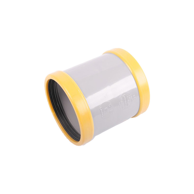 PVC overschuifmof manchet 125mm