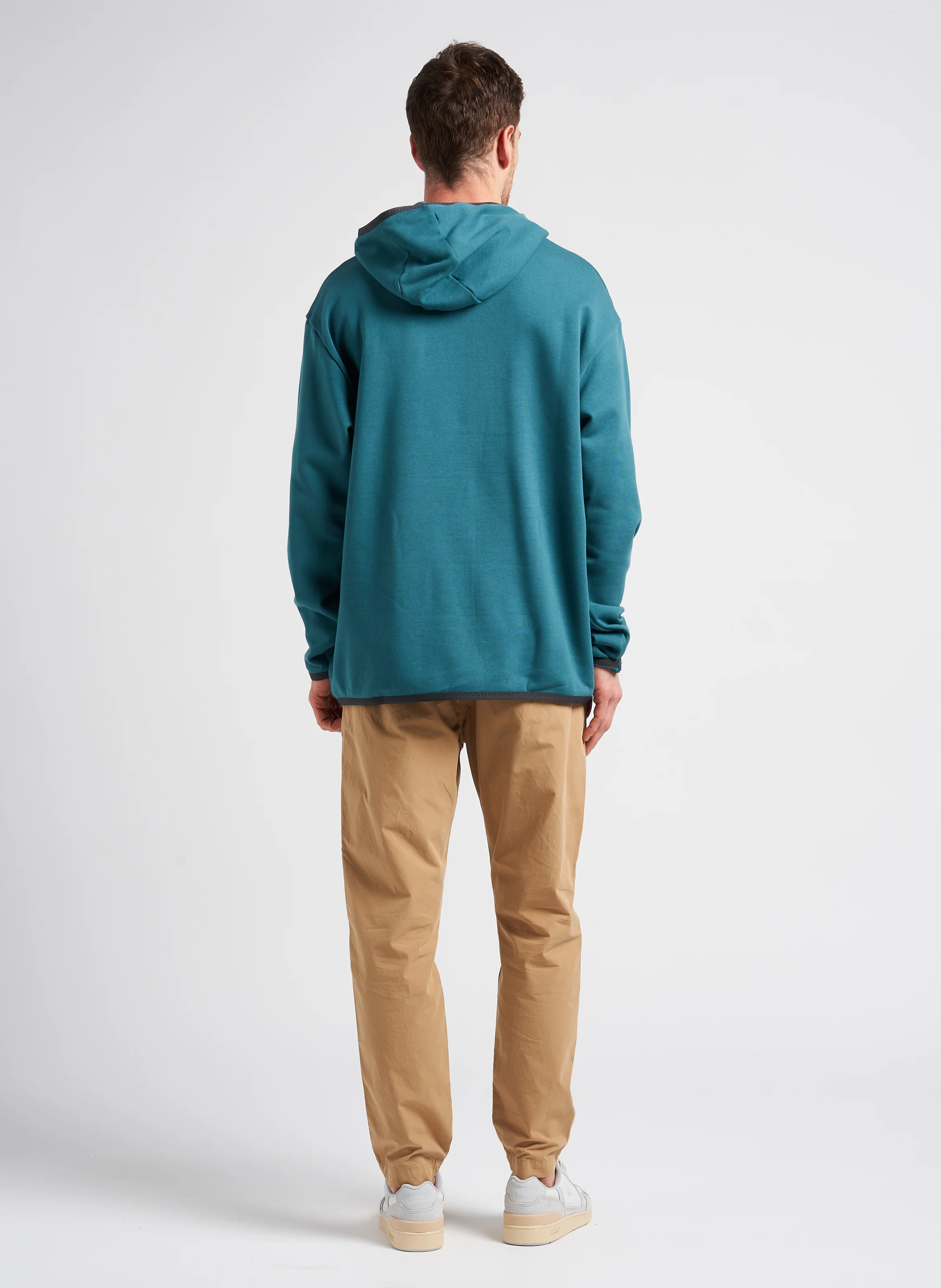 Sweat à capuche en coton | Vert