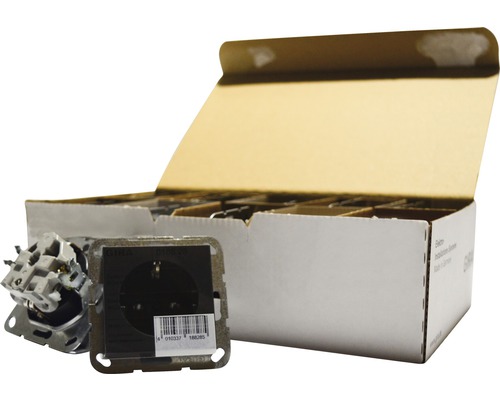 Gira 4188 28 stopcontact E2/Event antraciet