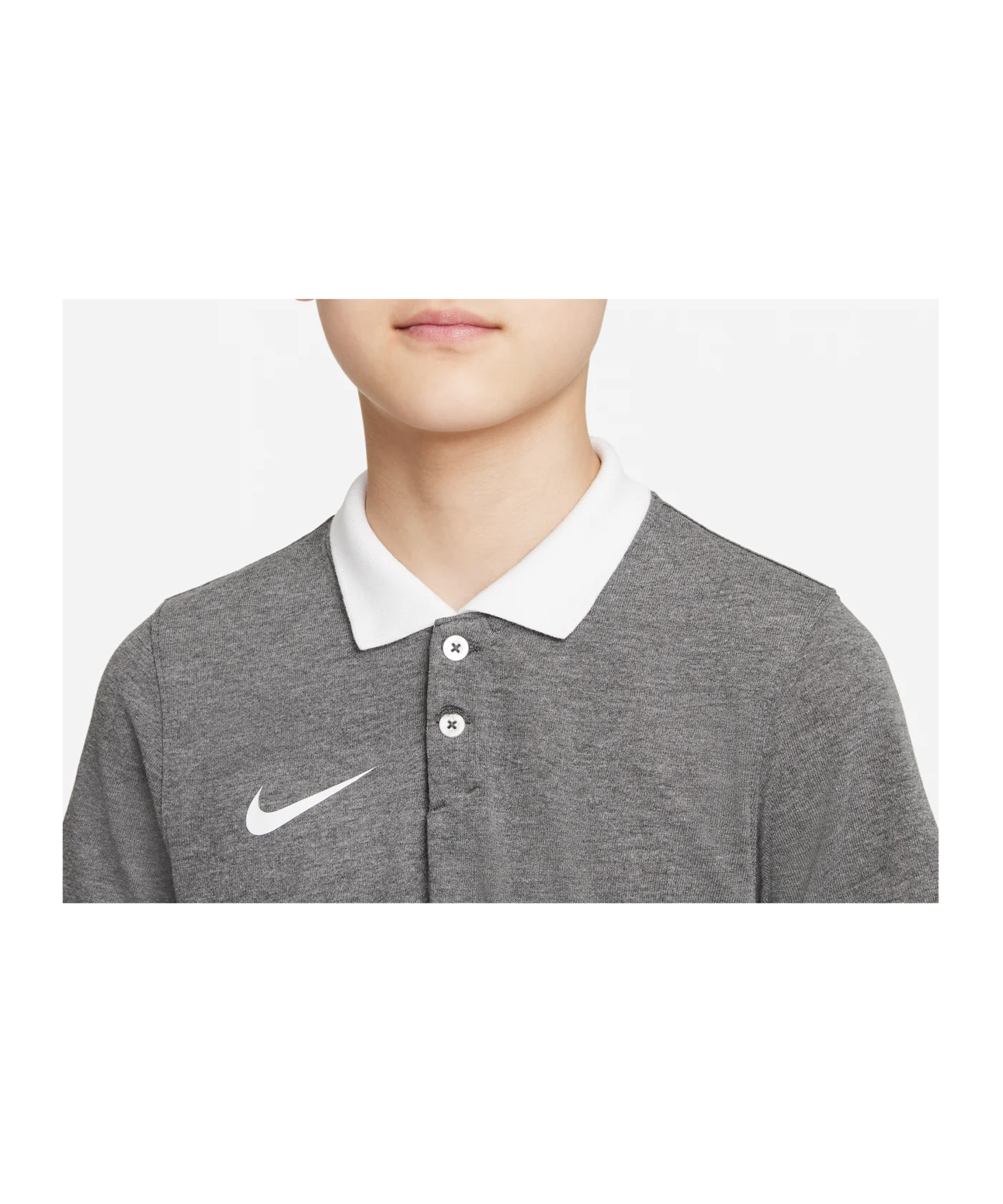 Nike Park 20 Poloshirt Kids Grau Weiss F071
