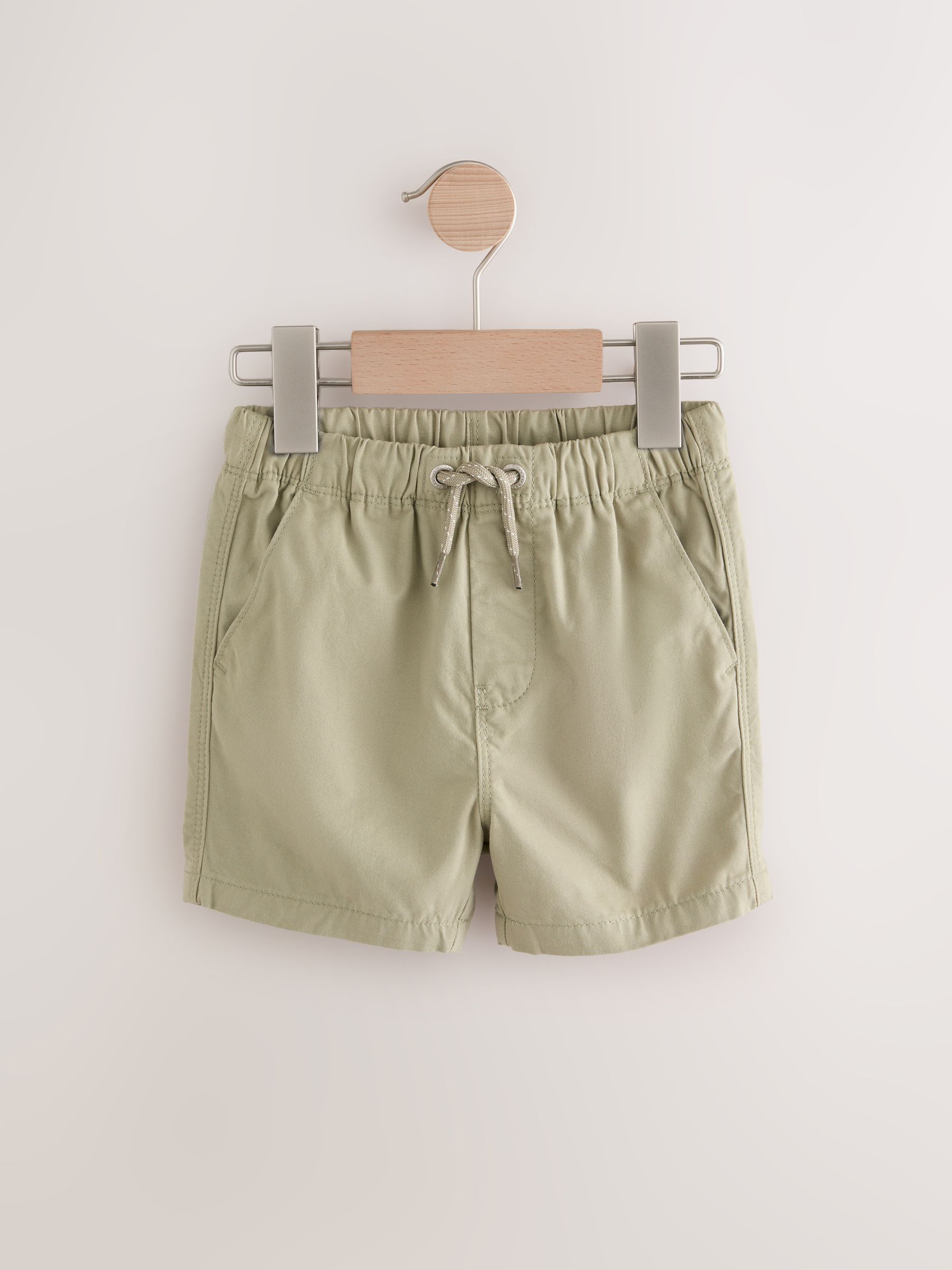 Grijs-groen - Shorts met trekkoord (3mnd-7jr)