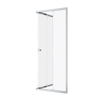 Sealskin hoekinstap deur voor douchecabine vierdelig Hooked mat zwart 90 x 90 x 200 cm