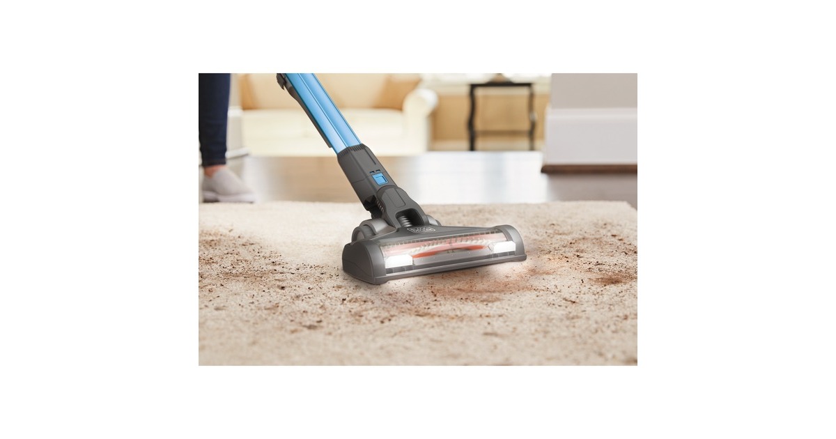 BLACK+DECKER36V 4-in-1 Steelstofzuiger  (Lichtblauw/grijs)