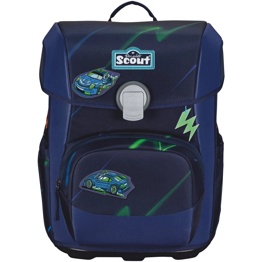 Scout Neo Exklusiv Superflash - Schulranzen Set 4tlg. City Lights