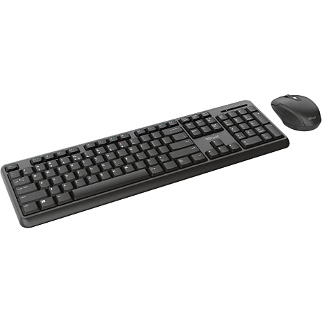 Trust ODY trådløst tastatur og mus - sort