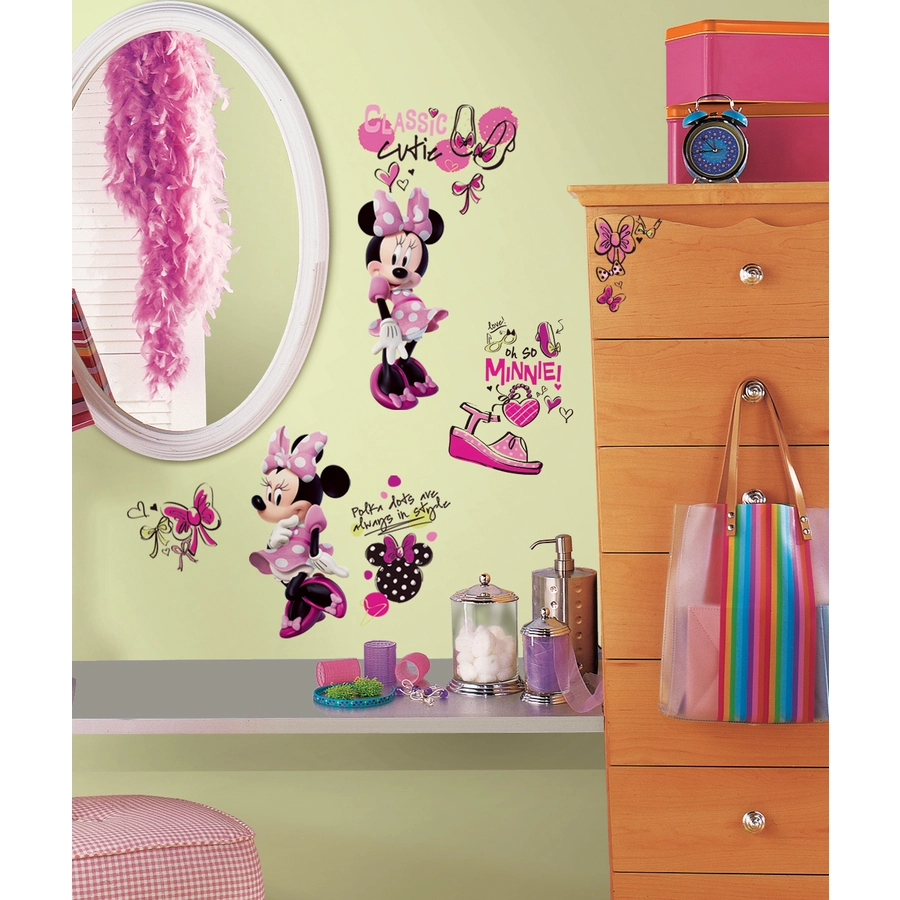 Room Mates  Minnie Fashionista Mehrfarbig