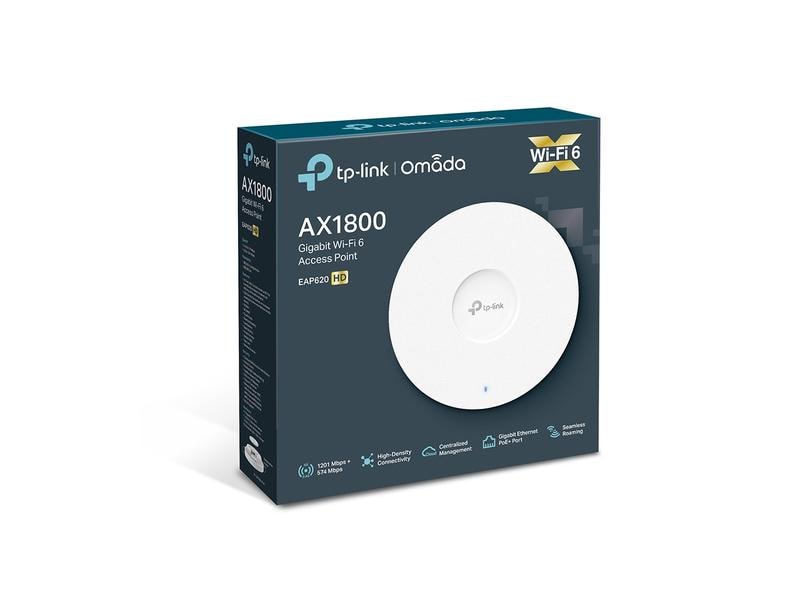 TP-Link Access Point EAP620 HD Wi-Fi 6 AX1800-Wi-Fi 6-Dualband-Accesspoint zur Deckenmontage
