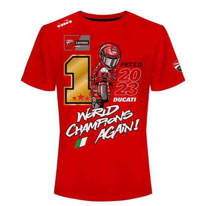 T-Shirt manches courtes Ducati BAGNAIA - Rouge