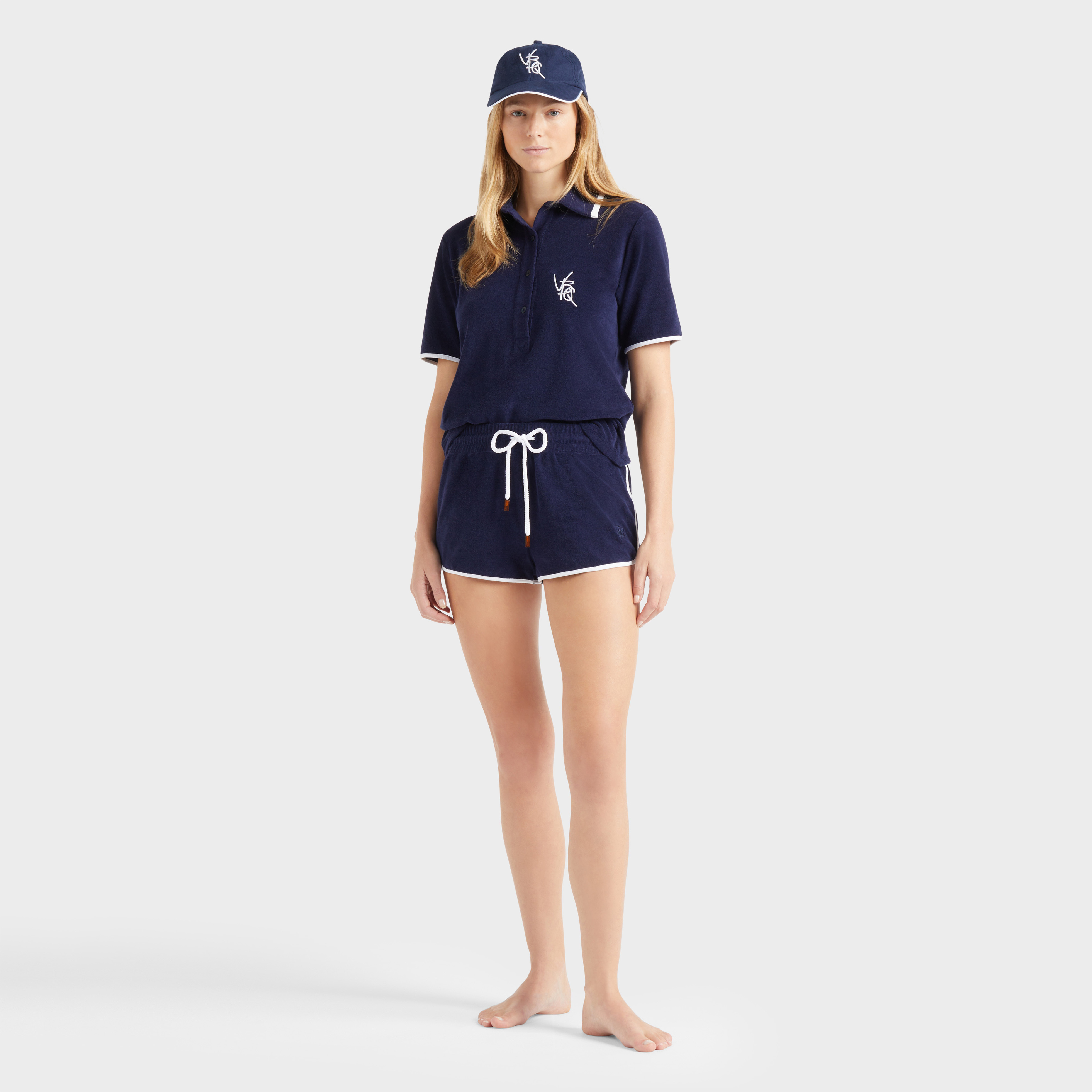 Short de bain en éponge femme VBQ Line
