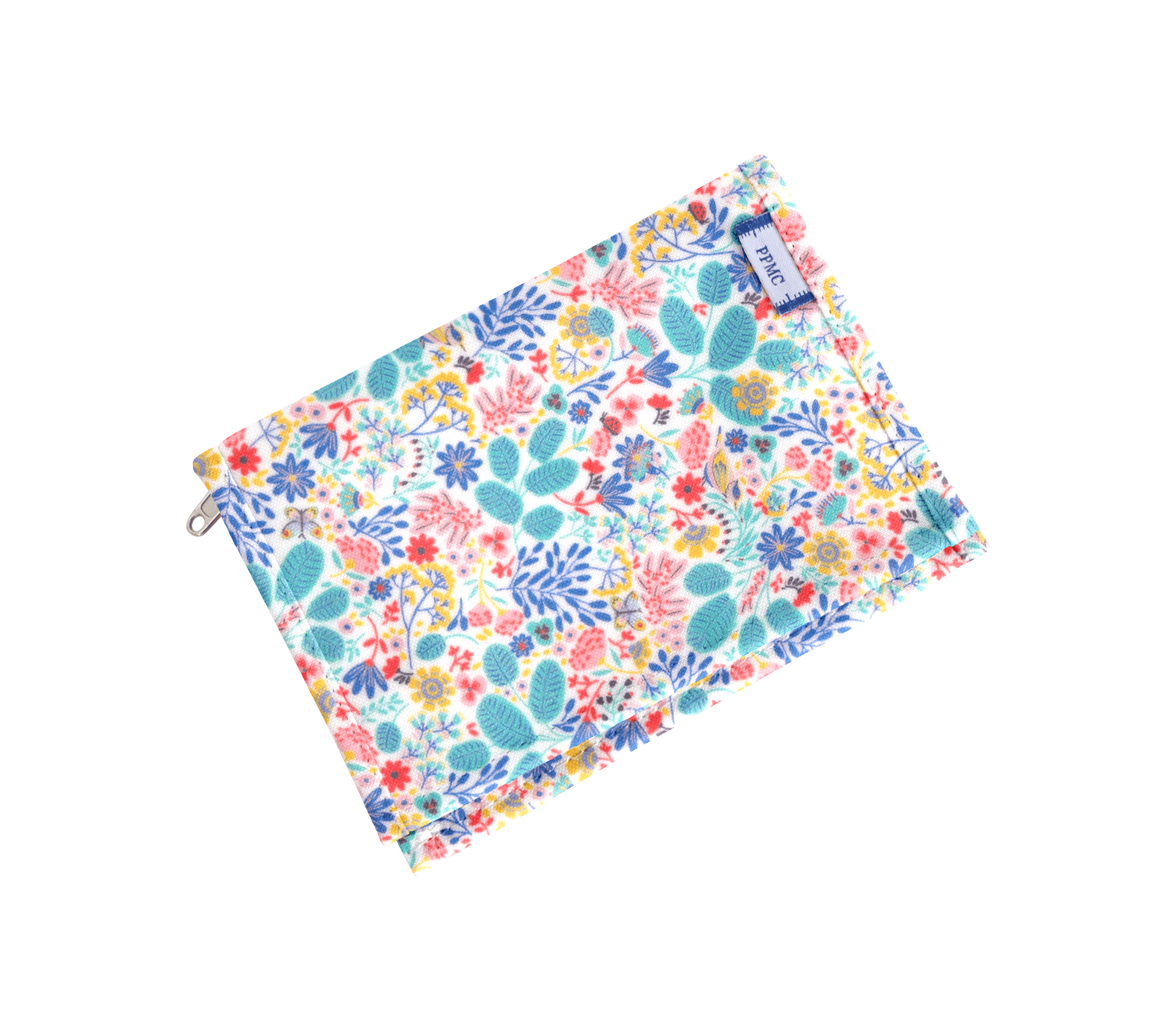 Portefeuille Compact Champêtre Bleuté