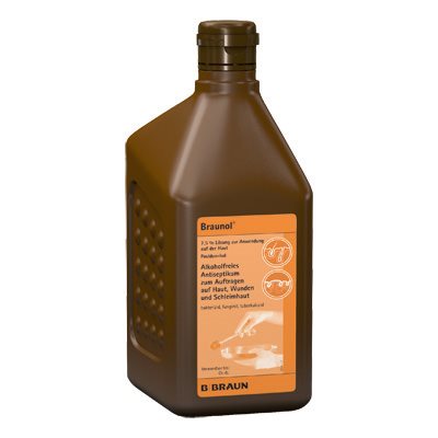 BRAUNOL Lös Fl 1000 ml<br>1000 ml, Flasche, Lösung zur Anwendung auf der Haut