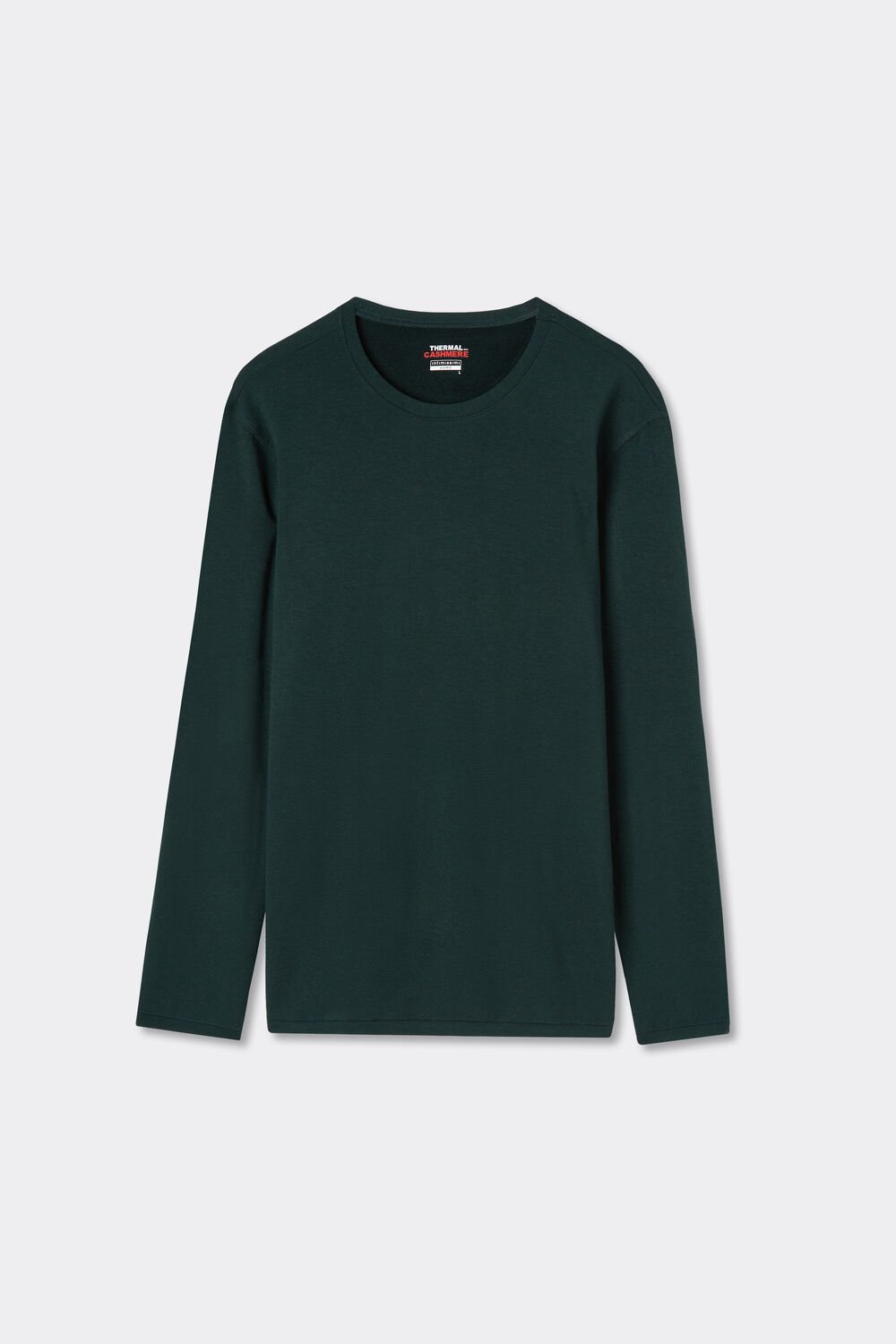 Blusa de manga comprida em modal e cashmere