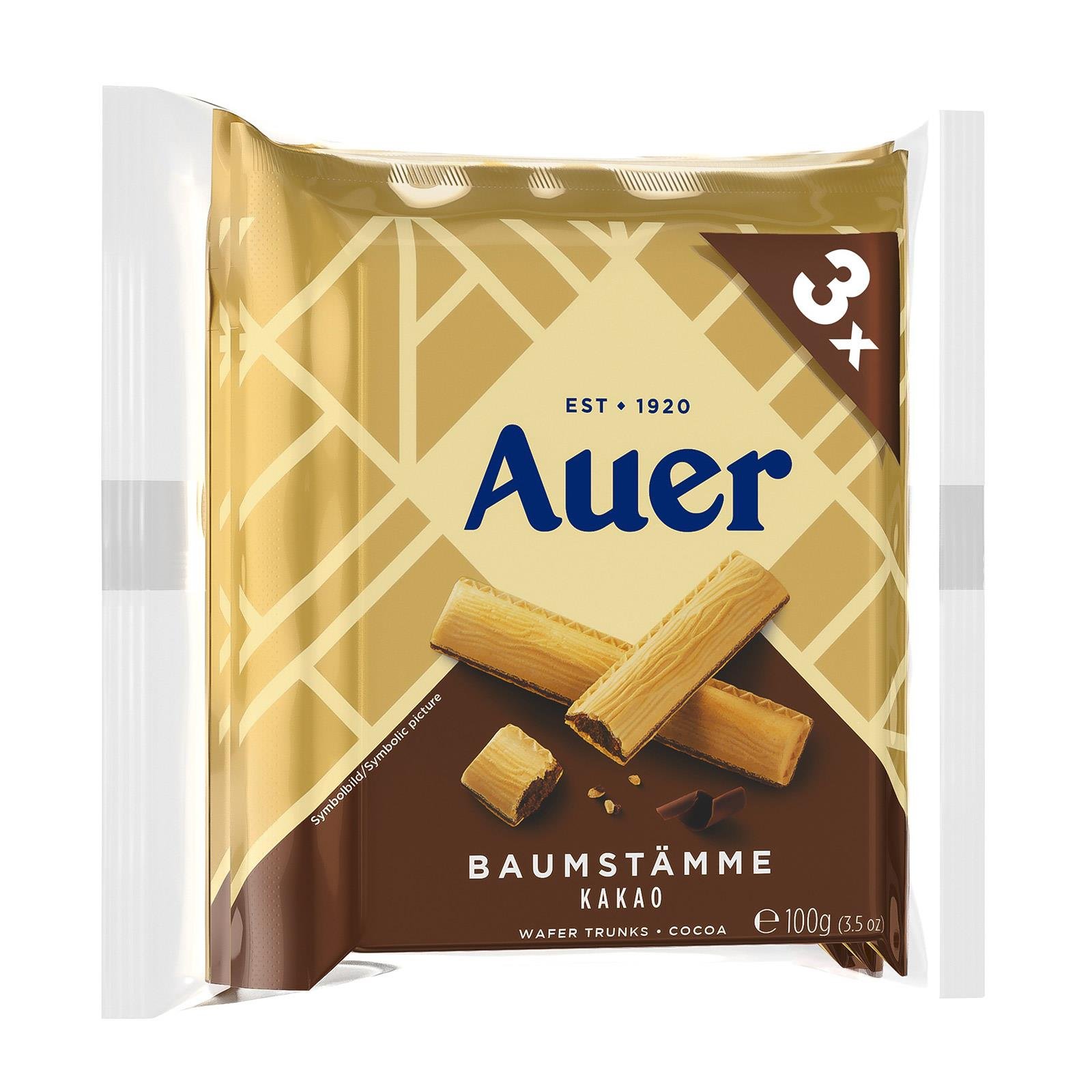 Auer Baumstämme Kakao 3er