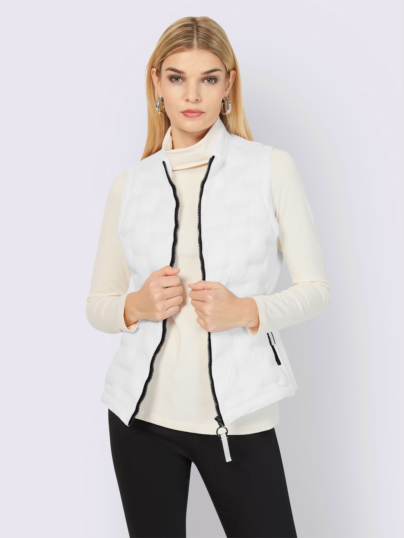 Gilet aspect gaufré