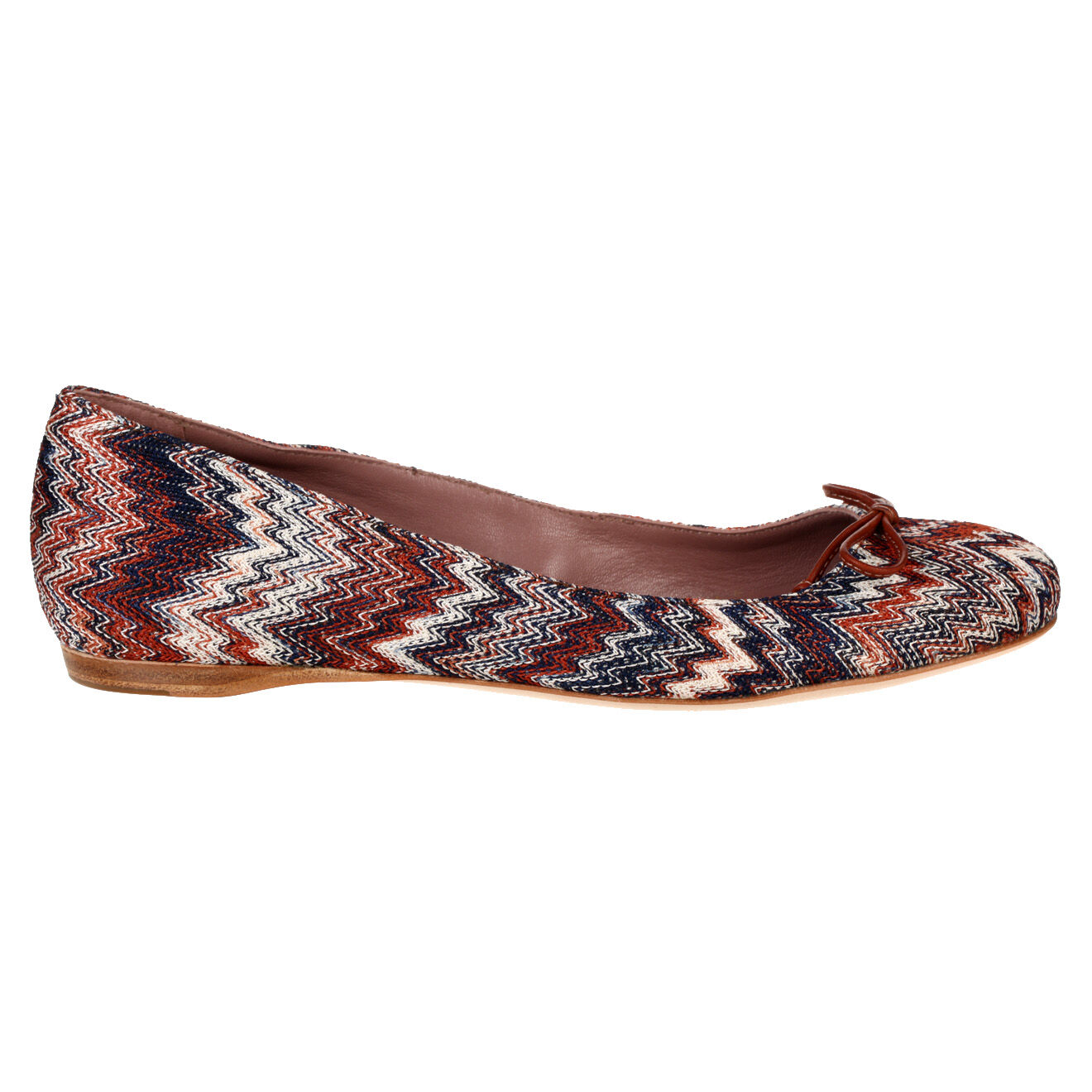 Missoni Ballerines en toile marron
