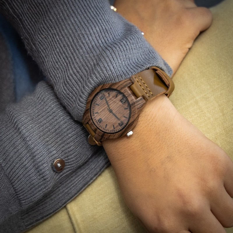 Montre Femme CHTIME bracelet Cuir Marron