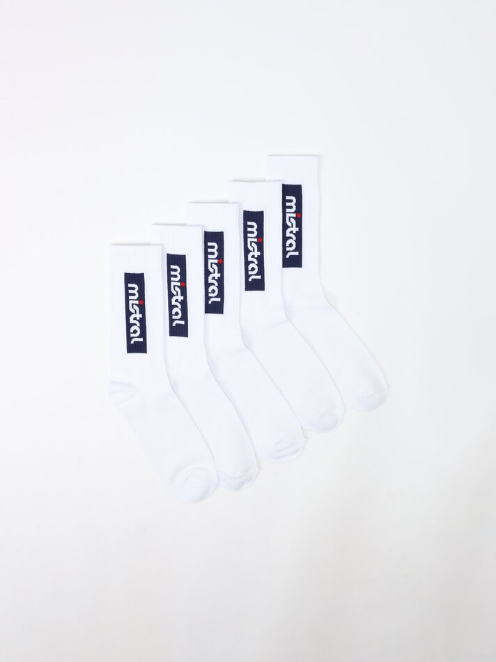 Pacote com 5 pares de meias Mistral x Lefties - Brancas