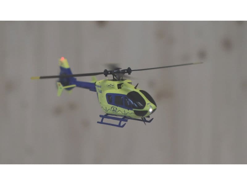 Amewi Helikopter AFX-135 Alpine Air Ambulance 4-Kanal, RTF Kleiner Scale Heli mit 4-Kanal Steuerung für Einsteiger und Fortgeschrittene Piloten
