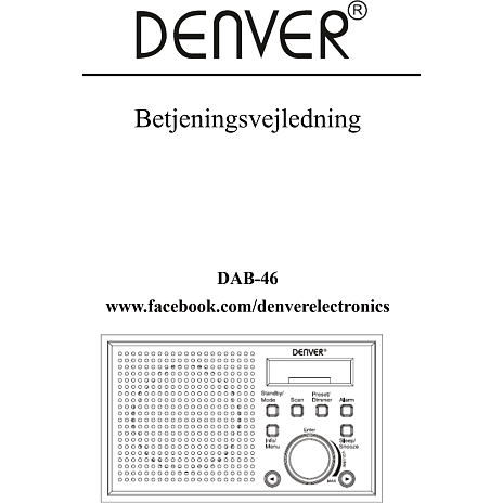 Denver DAB-46WHITE radio